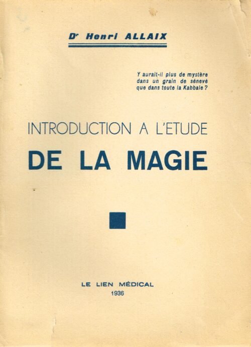 Introduction à l’étude de la magie