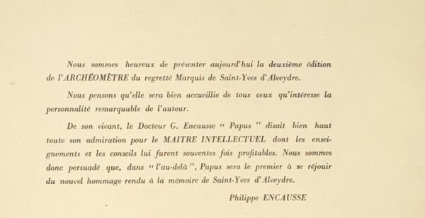 L'Archéomètre. Clef de toutes les religions et de toutes les sciences de l'Antiquité...