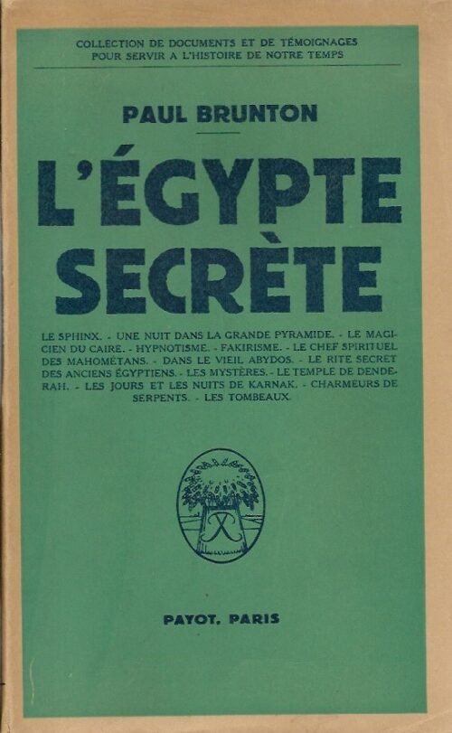 L'Egypte Secrète
