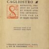 L'Evangile de Cagliostro retrouvé