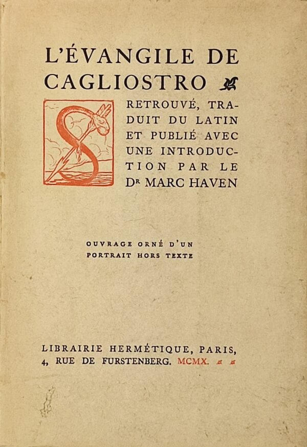 L'Evangile de Cagliostro retrouvé