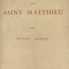L'Evangile de Saint Matthieu