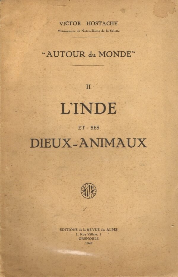 L'Inde et ses dieux-animaux