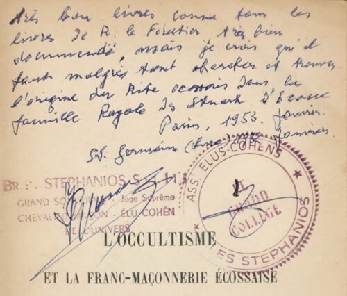 L'Occultisme et la Franc-Maçonnerie Ecossaise