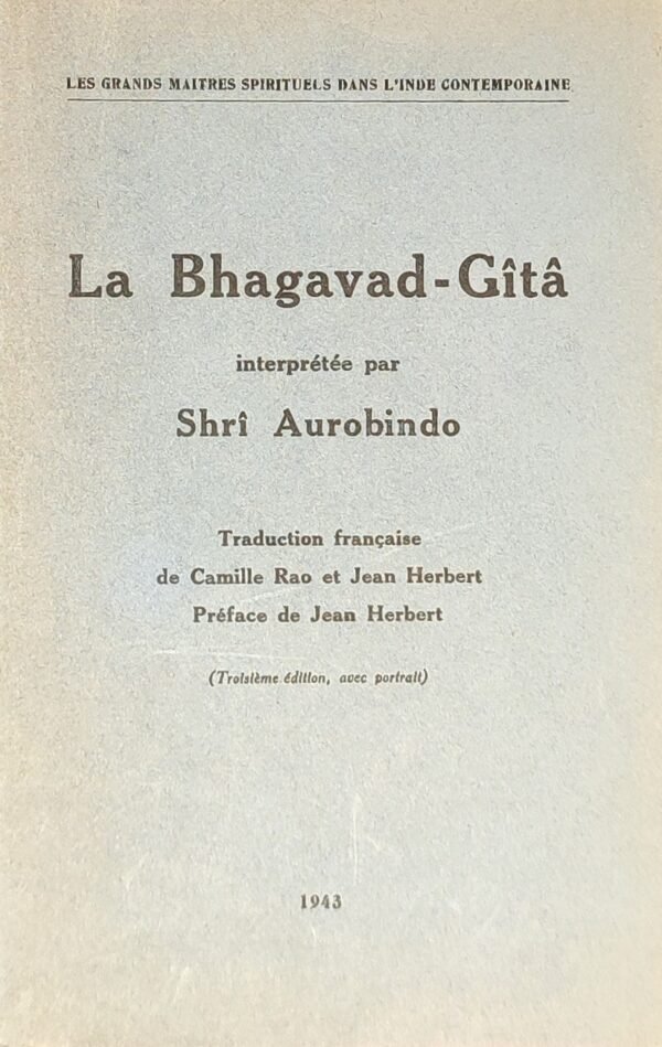 La Bhagavad-Gîtâ