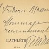 La Chaîne des Traditions. L'athlétie et la statuaire antique avec envoi autographe signé de Joséphin Péladan