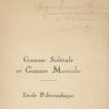 Gamme sidérale et gamme musicale. Etude Paléosophique