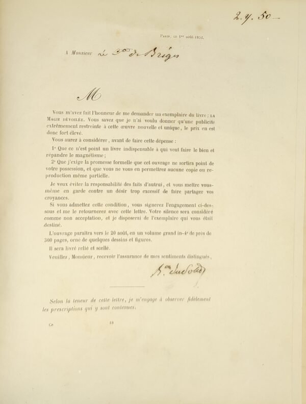 Magie dévoilée ou Principes de Science occulte
