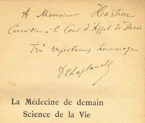 La Médecine de demain. Science de la vie