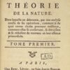 La Nature dévoilée ou théorie de la nature, dans laquelle on démontre, par une analyse exacte de ses opérations...