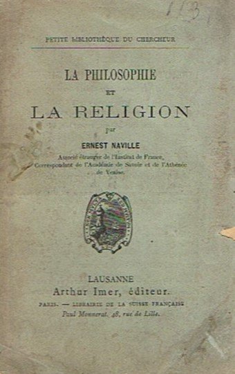 La philosophie et la religion