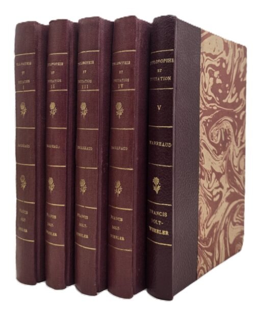 La Philosophie et l’Initiation en quatre volumes + un cinquième intitulé La Philosophie Esotérique