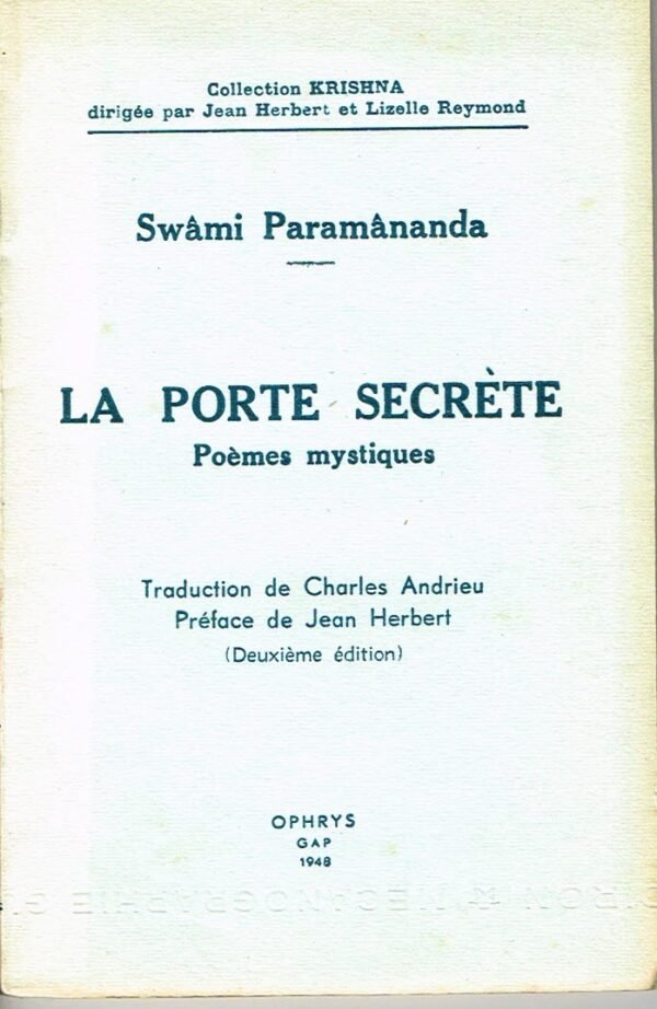 La Porte secrète. Poèmes mystiques