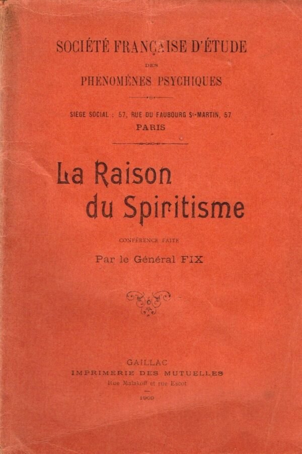 La raison du spiritisme