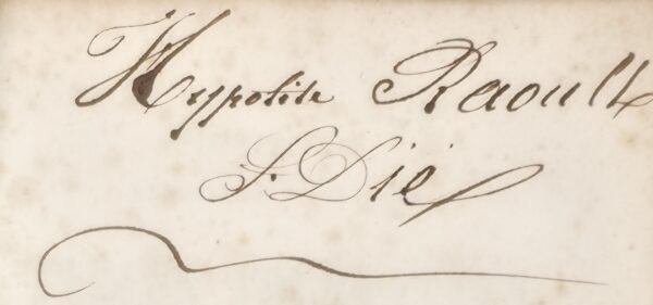 Instruction explicative des tables tournantes Augmentée d'un chapitre sur le rôle du fluide magnétique