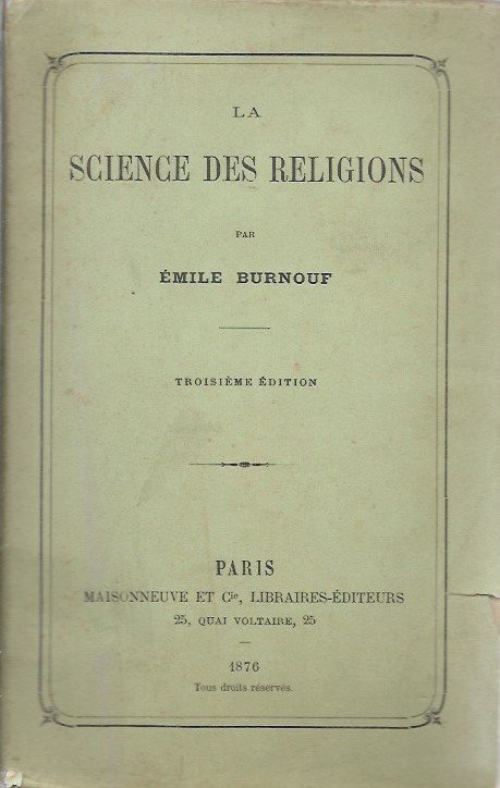 La Science des Religions