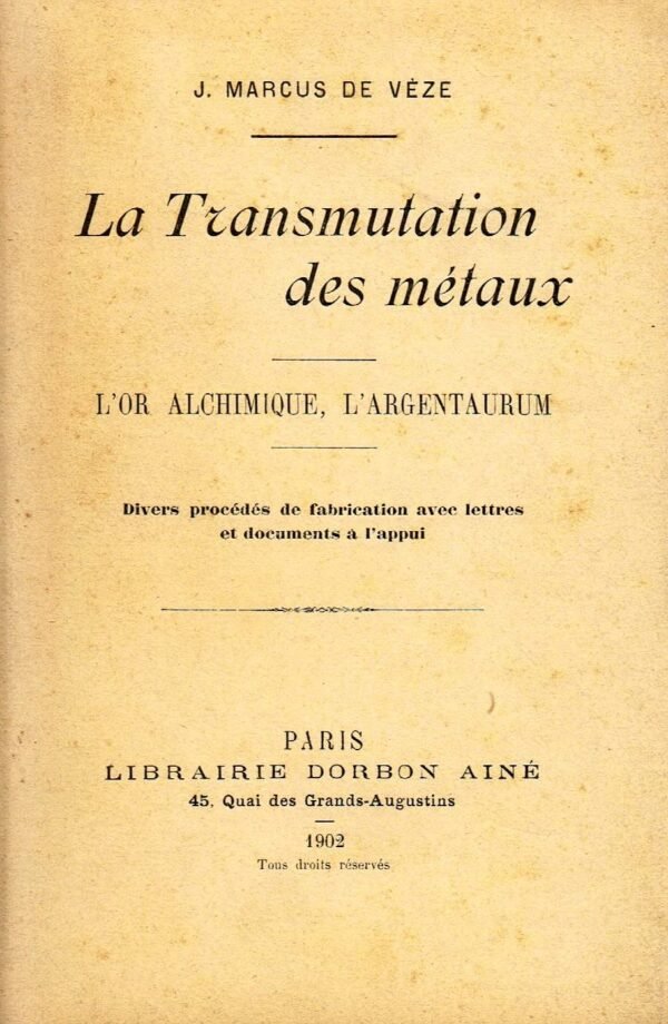 La Transmutation des métaux
