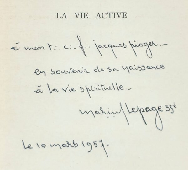 LA VIE ACTIVE. Ce qu'elle est et ce qu'elle n'est pas