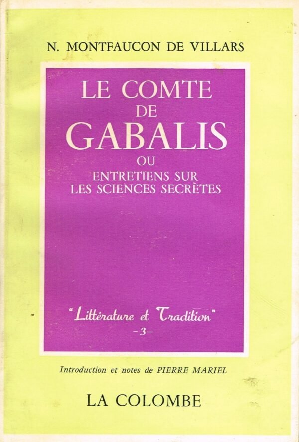 Le Comte de Gabalis ou entretiens sur les sciences secrètes