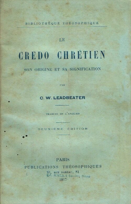 Le Credo chrétien – Son origine et sa signification