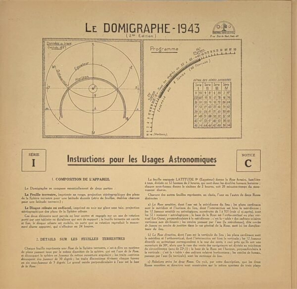 Le Domigraphe – 1943 (mention de 3ème édition)