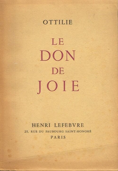 Le Don de Joie