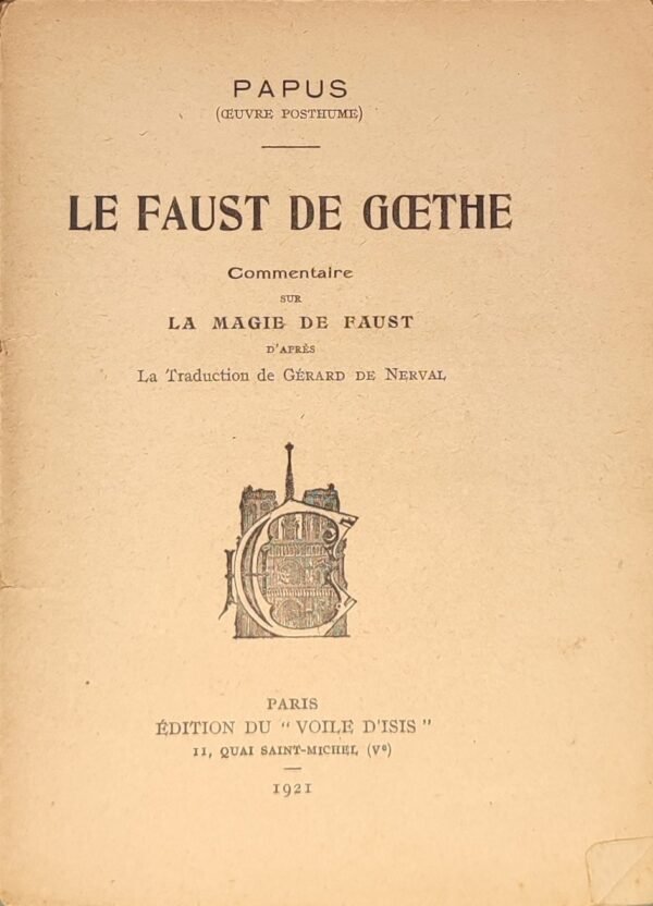 Le Faust de Goethe