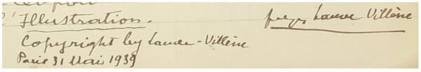 MANUSCRIT. A PROPOS D’UN DESSIN DE LEONARD DE VINCI