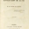 Essai sur la Conservation de la Vie