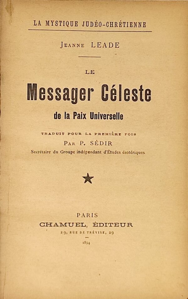 Le Messager Céleste de la Paix Universelle