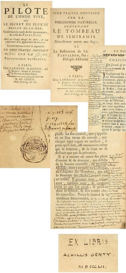 Le pilote de l'onde vive,... EXEMPLAIRE D’ACHILLE GENTY (nombreux marginalia et croquis)