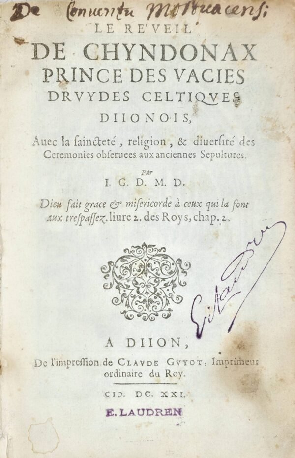 Le Réveil de Chyndonax, Prince des Vacies, Druides, Celtiques