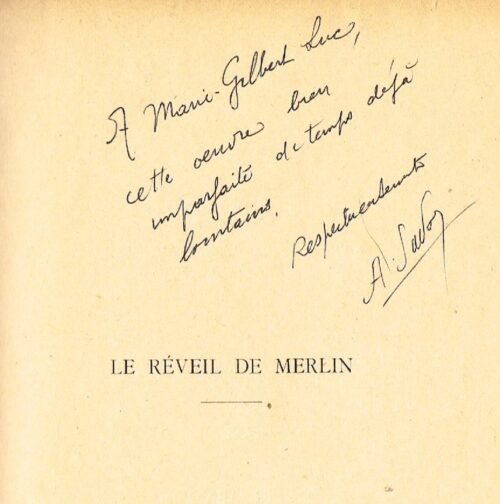 Le Réveil de Merlin. Féerie en 7 tableaux, un prologue et un épilogue