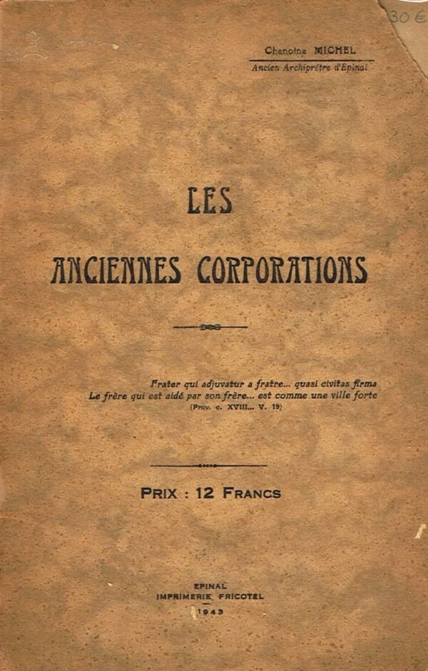 Les Anciennes Corporations
