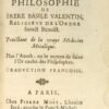 Les Douze Clefs de Philosophie de Frère Basile Valentin, ...