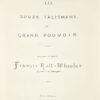 Manuscrit : Les Douze Talismans de GRAND POUVOIR