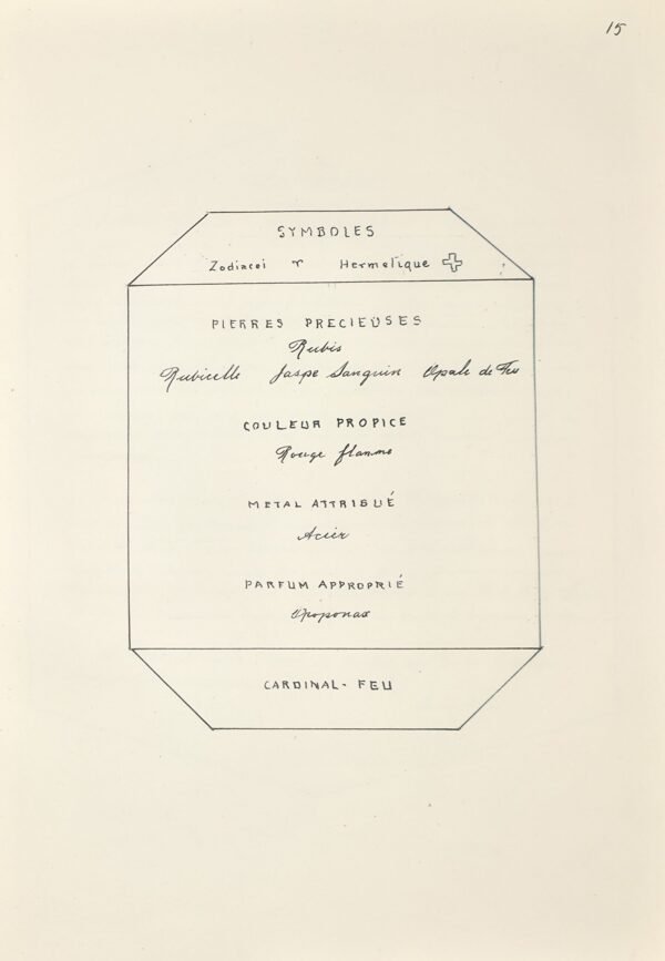 Manuscrit : Les Douze Talismans de GRAND POUVOIR
