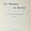 Les Illuminés de Bavière et la Franc-Maçonnerie allemande
