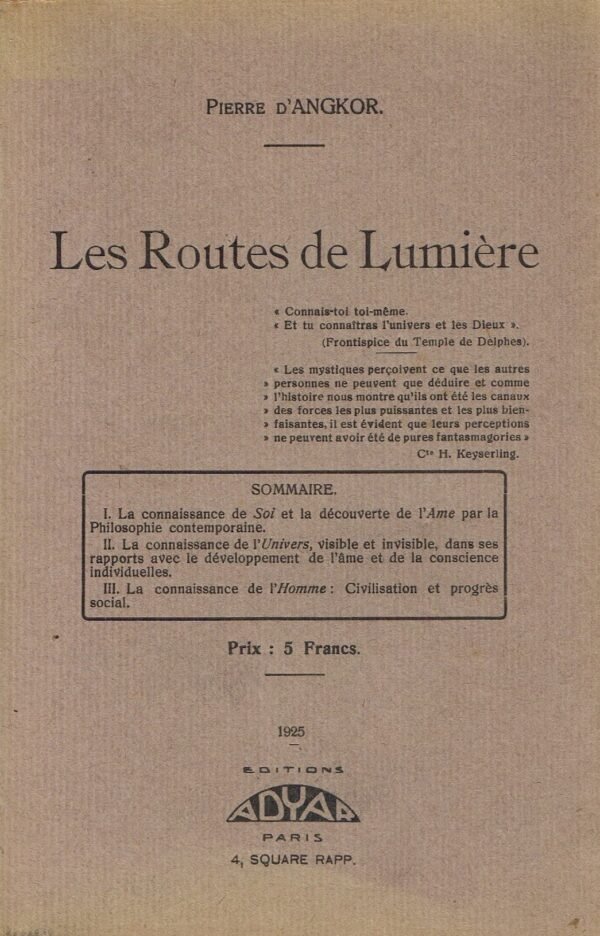 Les Routes de Lumière