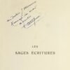 Les sages écritures. Essai sur la philosophie et les origines de l’écriture