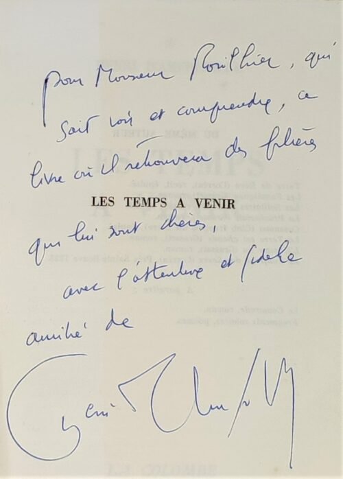 Les temps à venir