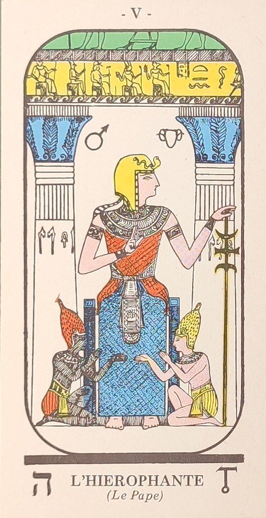 Les XXII Lames hermétiques du Tarot Divinatoire exactement reconstituées d'après les textes sacrés...