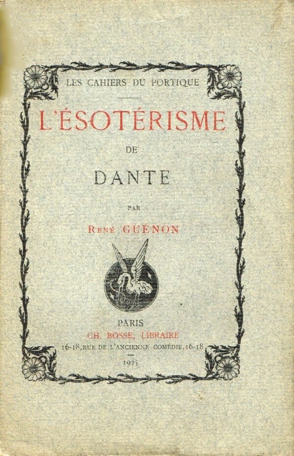 L’Esotérisme de Dante