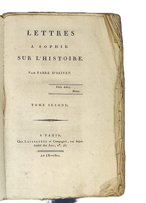 Lettres à Sophie sur l'histoire