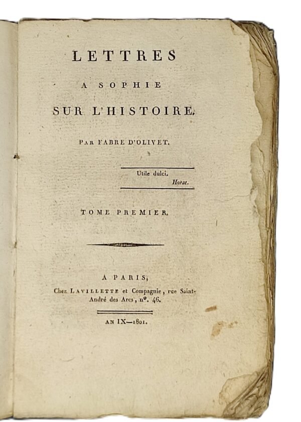 Lettres à Sophie sur l'histoire