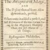 Magia Adamica or The Antiquitie of Magic...