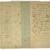MANUSCRIT autographe signé : " La danse des tables " (août 1896)