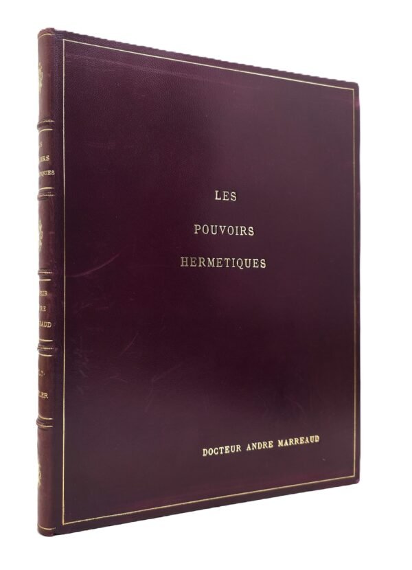 Manuscrit : Les Pouvoirs Hermétiques. Texte et arrangement symbolique