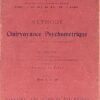 Méthode de clairvoyance psychométrique (Souvenirs d'un Psychomètre)