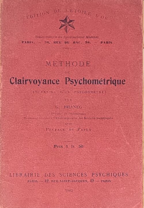 Méthode de clairvoyance psychométrique (Souvenirs d'un Psychomètre)